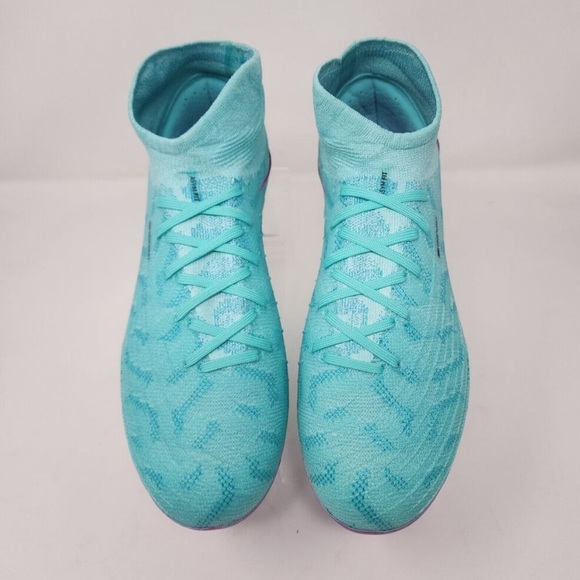 Nike Soccer Cleats Womens 8 Turquoise Phantom Luna Elite Gripknit Cyclone 360 - Picture 6 of 9